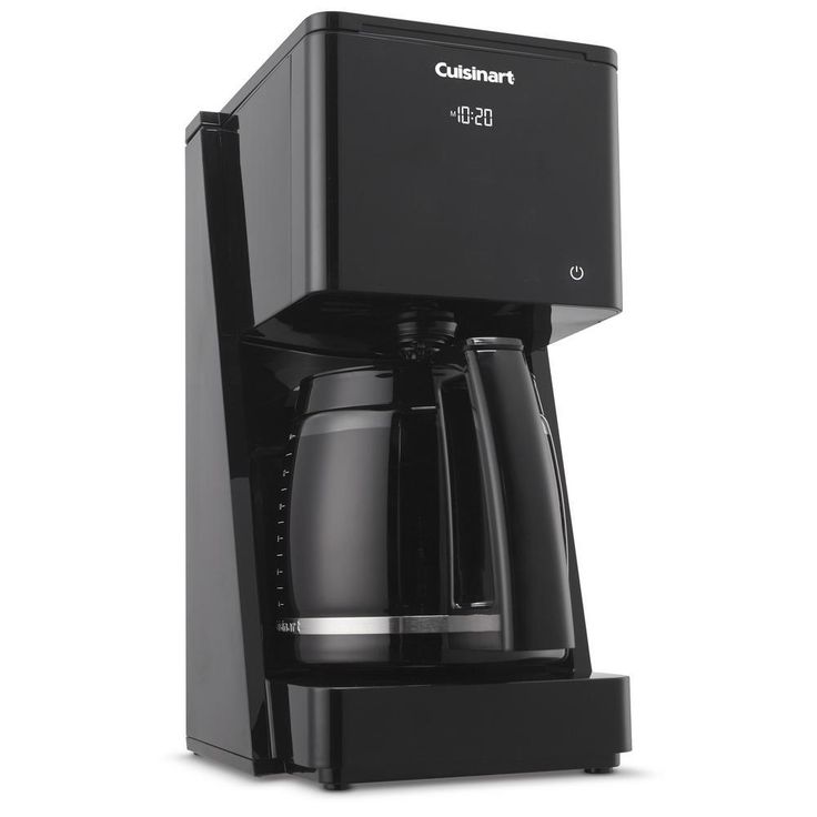 Touchscreen 14-Cup Black Drip Coffee Maker