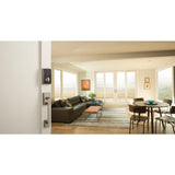 Century Satin Nickel Lower Half Entry Door Handleset and Latitude Door Lever with Century Trim - Super Arbor