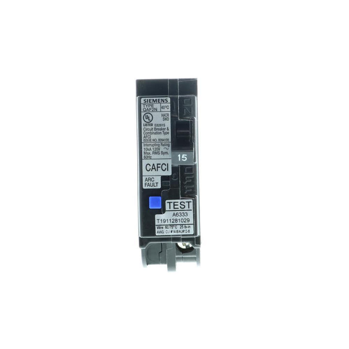 15 Amp 1-Pole Combination AFCI Plug-On Neutral Circuit Breaker - Super Arbor