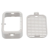 3 in. x 4 in. Plastic White Rodent Guard