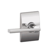 Latitude Satin Nickel Passage Hall/Closet Door Lever with Century Trim - Super Arbor