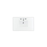 30 in. Single Basin Vanity Top in Classic White Silestone Quartz with White Basin - Super Arbor