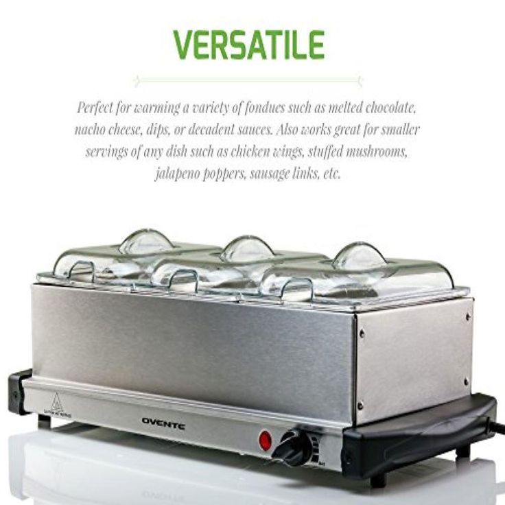 Mini 3-Tray Buffet Server and Food Warmer with Stand Alone Warmer Tray