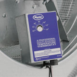 1000 CFM Silver Galvanized Steel Electric Powered Attic Fan with Adjustable Thermostat - Super Arbor