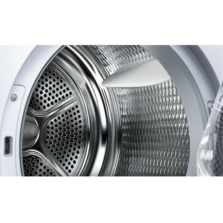 Bosch 300 4-cu ft Stackable Ventless Electric Dryer (White)