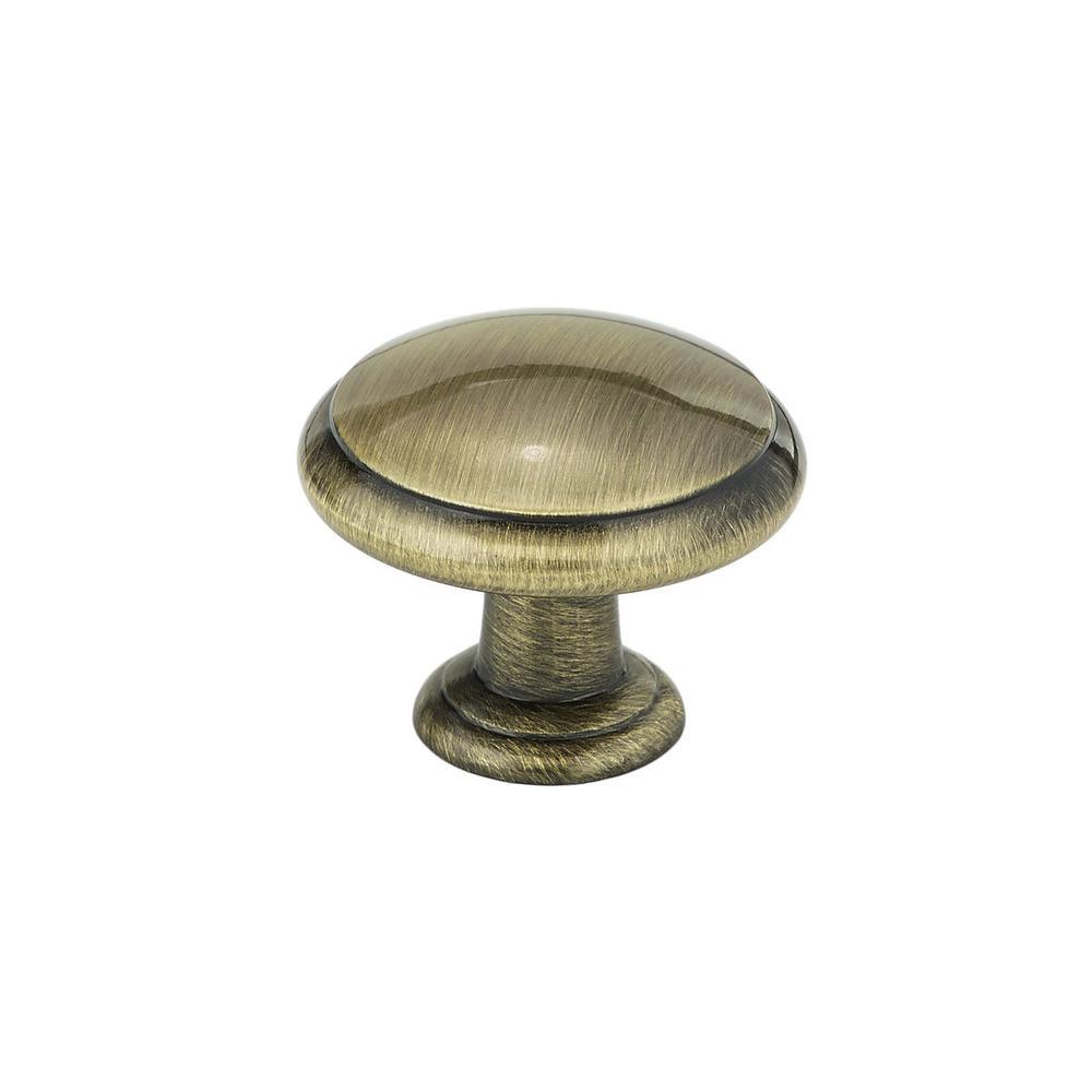 1-3/16 in. Brushed Nickel Classic Knob - Super Arbor