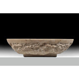 Moon Vessel Sink in Classic Cream Marble - Super Arbor
