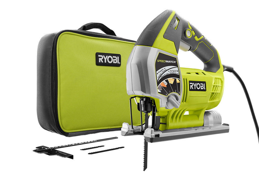 RYOBI 6.1 Amp Corded Variable Speed Orbital Jig Saw with SPEEDMATCH Technology