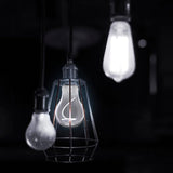 Feit Electric 25-Watt Equivalent A19 Dimmable LED Smoke Glass Vintage Edison Light Bulb With Curve Filament Daylight