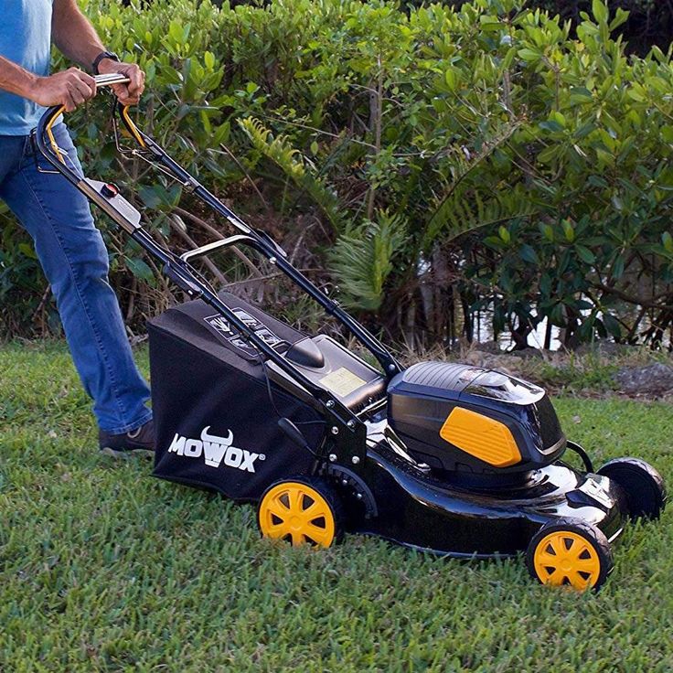MOWOX 20 in. 82-Volt Self-Propelled Cordless Walk Behind Mower with 5.0 Ah Battery and Charger