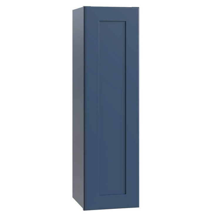 Home Decorators Collection Newport 15 in. W x 12 in. D x 42 in. H Assembled Plywood Wall Kitchen Cabinet in Mythic Blue with Soft Close