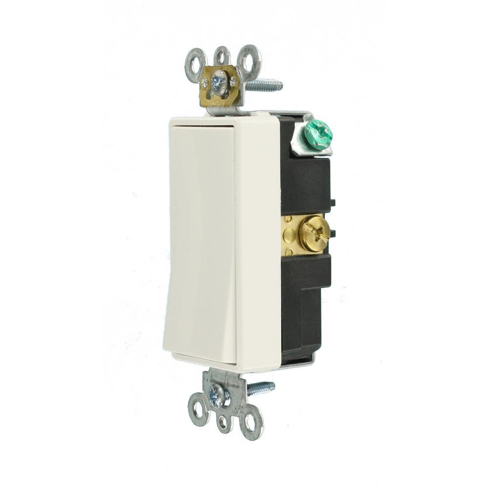 Decora Plus 15 Amp Switch, White - Super Arbor