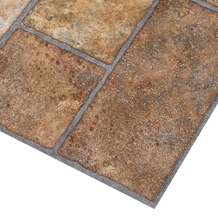 TrafficMASTER Bodden Bay 12 in. x 12 in. Terra Cotta Peel and Stick Vinyl Tile (30 sq. ft. / case)