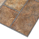 TrafficMASTER Bodden Bay 12 in. x 12 in. Terra Cotta Peel and Stick Vinyl Tile (30 sq. ft. / case)