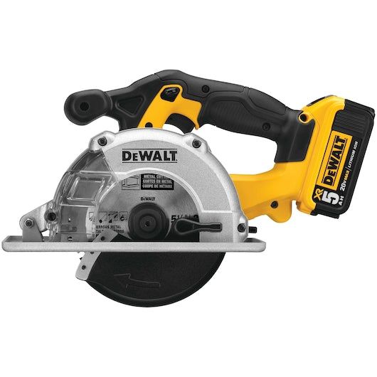 20-Volt MAX Lithium-Ion Cordless Metal Cutting Circular Saw Kit with Bonus 6.0 Ahr Battery Pack
