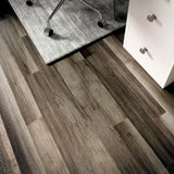 Style Selections Aged Gray Oak 7.59-in W x 4.23-ft L Smooth Wood Plank Laminate Flooring
