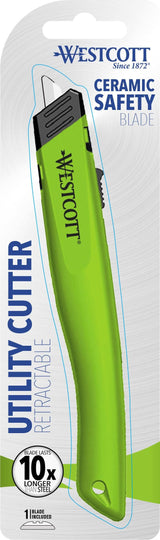 Westcott Full Size Retractable Ceramic Utility Box Cutter