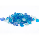 Margo Garden Products 1/2 in. 25 lb. Medium Blue Hawaii Landscape Fire Glass - Super Arbor