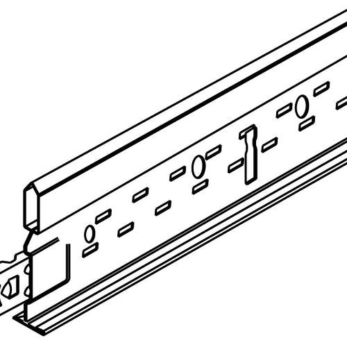 Armstrong Ceilings SUPRAFINE XL 9/16" Cross Tee, 48" Length, 60-Pack — Galvanized Steel Ceiling Grid