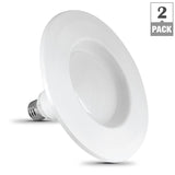 Feit Electric InstaTRIM 6 in. 65-Watt Equivalent Daylight Dimmable CEC Title 20 White LED Recessed Downlight (8-Pack)