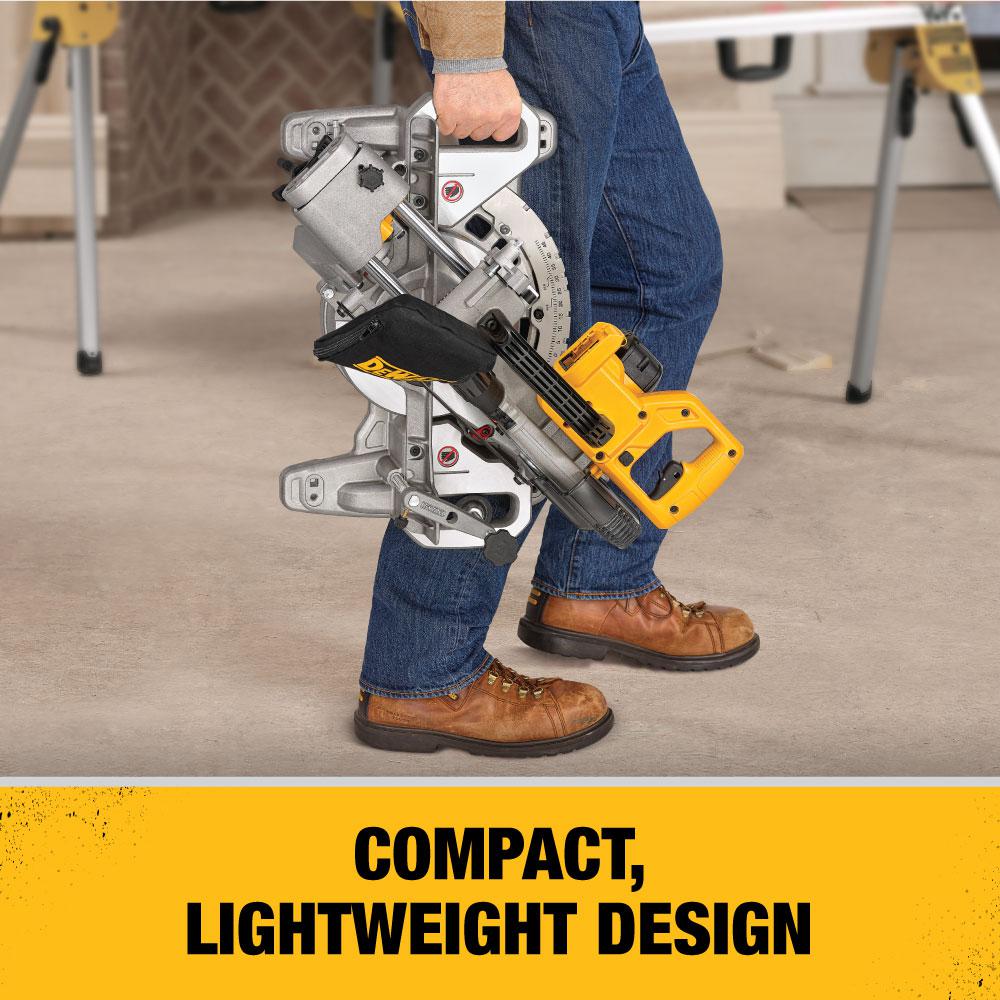 20-Volt MAX Lithium-Ion Cordless 7-1/4 in. Miter Saw with Battery 4Ah and Charger