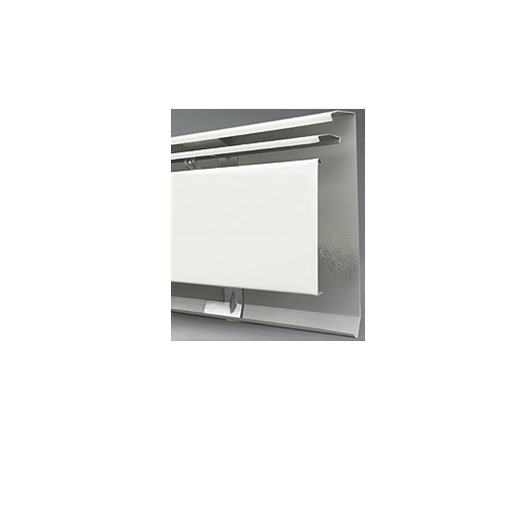 Fine/Line 30 2 ft. Hydronic Baseboard Heating Enclosure Only in Nu-White - Super Arbor