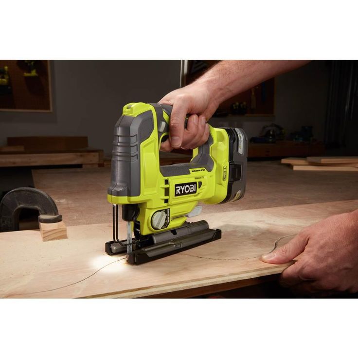 18-Volt ONE+ Cordless Brushless Jig Saw with 4.0 Ah Lithium-Ion Battery