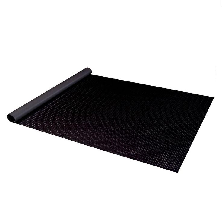 Diamond Deck 5 ft. x 20 ft. Black Textured PVC Rollout Flooring