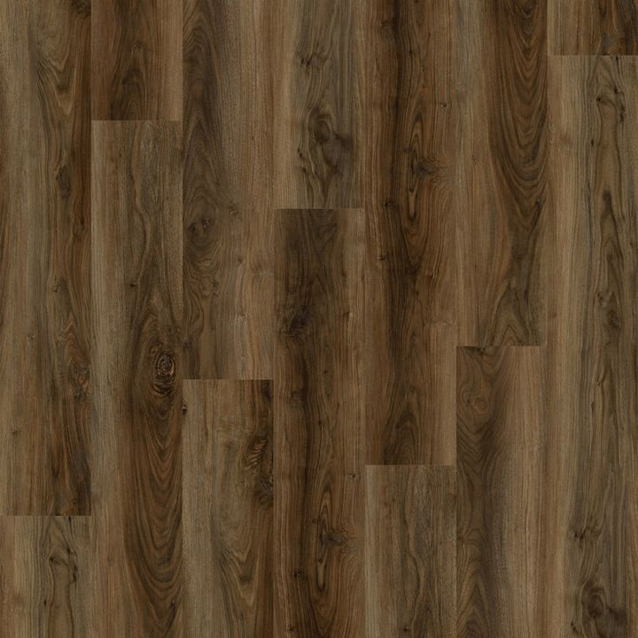 STAINMASTER Highland Walnut 6-mm x 7-in W x 48-in L Waterproof Interlocking Luxury Vinyl Plank Flooring (18.78-sq ft/case)