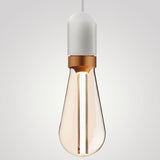 Globe Electric 15-Watt Equivalent ST64 Dimmable LED Light Bulb with Amber Glass, Cool White