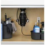 GE 1/3-HP Continuous Feed Garbage Disposal