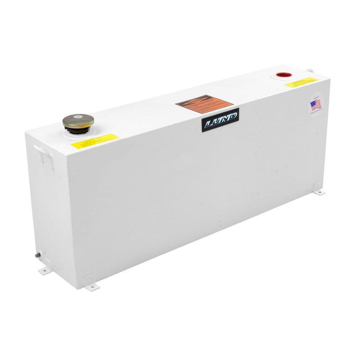 Lund 50 Gal. Vertical Liquid Storage Transfer Tank, White - Super Arbor