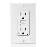 15 Amp Tamper Resistant AFCI Outlet, White - Super Arbor