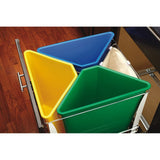 Rev-A-Shelf 25-Quart Plastic Soft Close Pull Out Trash Can