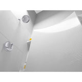 Accord 36 in. x 36 in. x 75-3/4 in. Shower Kit in White - Super Arbor