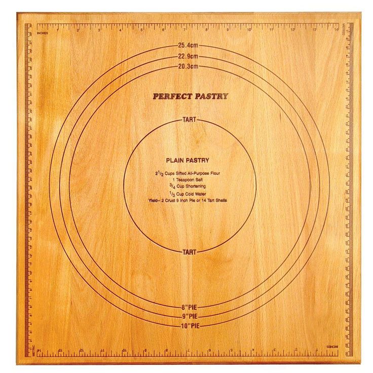 16 in. Square Branded Pastry Board
