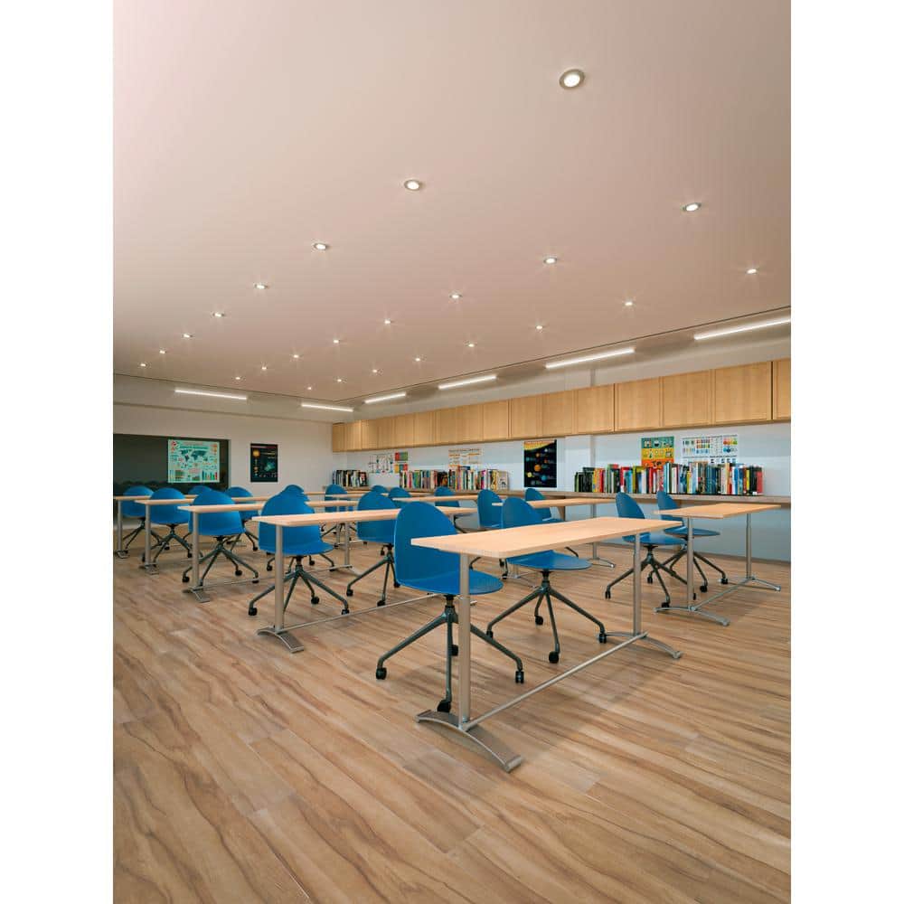 Ivy Hill Tile Duren 28mil Acacia Brown 6 in. x 48 in. Glue-Down Luxury Vinyl Plank Flooring, 36 sq. ft./Case