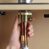 Barossa Single-Handle Pull-Down Sprayer Kitchen Faucet with Soap/Lotion Dispenser in Vibrant Stainless - Super Arbor