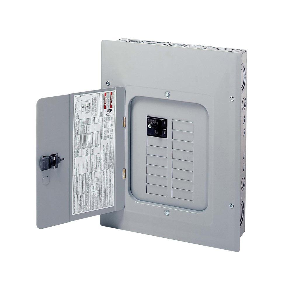 BR 100 Amp 20-Space 40-Circuit Indoor Main Breaker Load Center with Combination Cover - Super Arbor