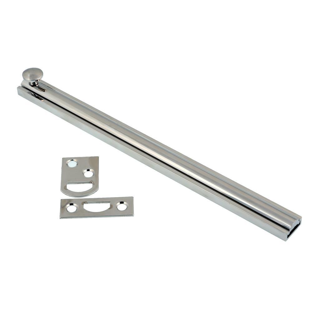 8 in. Solid Brass Oil-Rubbed Bronze Surface Bolt - Super Arbor