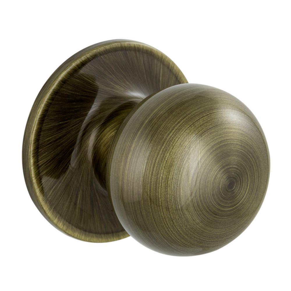Jeffir Aged Bronze Hall/Closet Passage Door Knob - Super Arbor