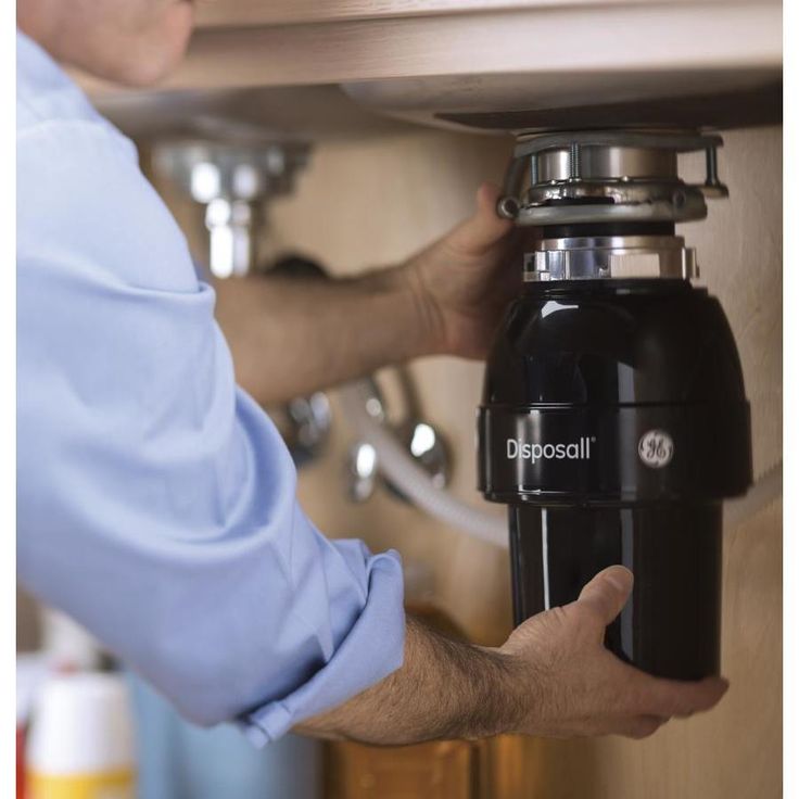GE 1/3-HP Continuous Feed Garbage Disposal