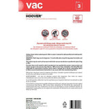 Vac Hoover Type S Allergen Bags (3-Pack) - Super Arbor