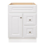 Hampton 24 in. W x 21 in. D x 33.5 in. H Bathroom Vanity Cabinet Only in White