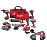 M18 FUEL 18-Volt Lithium-Ion Brushless Cordless Hammer Drill and Impact Driver Combo Kit (2-Tool) with Two 5Ah Batteries