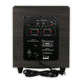 Home Theater Powered Subwoofer Black Down Firing Sub - Super Arbor