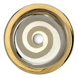 Levi Vessel Sink in Smoothed Gold - Super Arbor