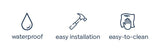 CALI Longboards Salty Strand White 20-mil x 9-in W x 70-in L Waterproof Interlocking Luxury Vinyl Plank Flooring (26.62-sq ft/ Carton)