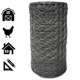 Acorn International 1 in. x 2 ft. x 25 ft. Poultry Netting