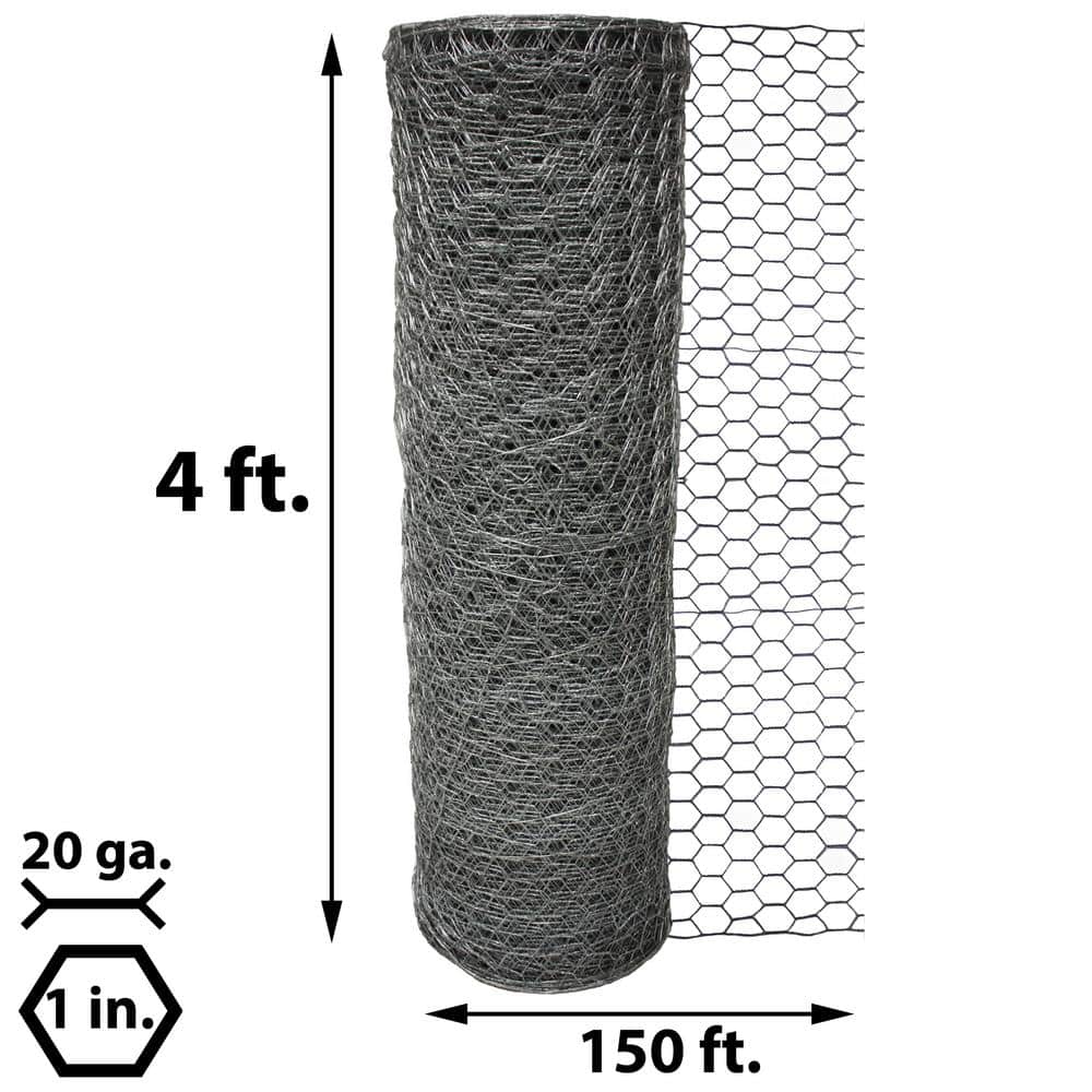 Acorn International 1 in. x 4 ft. x 150 ft. Poultry Netting
